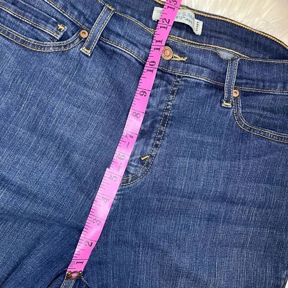 Levi’s 512 perfectly slimming straight denim sz 14 M - Picture 4 of 6